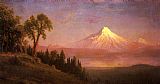 Mount St. Helens, Columbia River, Oregon by Albert Bierstadt